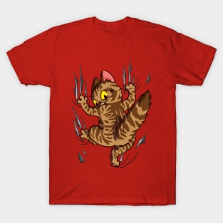 Frightened Cat T-Shirt